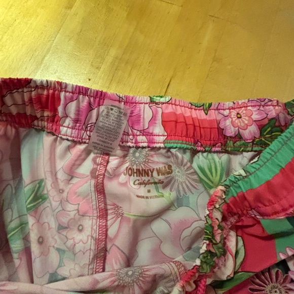 Johnny Was Pink Floral Swimwear - Picture 8 of 11